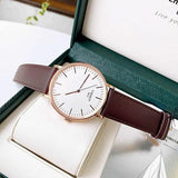 Buy Shop Tissot T Classic Everytime White Dial Brown Leather Strap Watch for Men - T109.610.36.031.00 USA Online