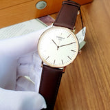 Buy Shop Tissot T Classic Everytime White Dial Brown Leather Strap Watch for Men - T109.610.36.031.00 USA Online