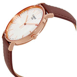 Buy Shop Tissot T Classic Everytime White Dial Brown Leather Strap Watch for Men - T109.610.36.031.00 USA Online