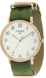 Buy Shop Tissot T Classic Everytime White Dial Green Nylon Strap Watch for Men - T109.610.38.032.00 USA Online