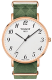 Buy Shop Tissot T Classic Everytime White Dial Green Nylon Strap Watch for Men - T109.610.38.032.00 USA Online
