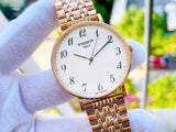 Buy Shop Tissot T Classic Everytime White Dial Rose Gold Mesh Bracelet Watch for Men - T109.610.33.032.00 USA Online