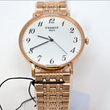 Buy Shop Tissot T Classic Everytime White Dial Rose Gold Mesh Bracelet Watch for Men - T109.610.33.032.00 USA Online