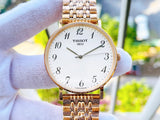 Buy Shop Tissot T Classic Everytime White Dial Rose Gold Mesh Bracelet Watch for Men - T109.610.33.032.00 USA Online