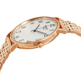 Buy Shop Tissot T Classic Everytime White Dial Rose Gold Mesh Bracelet Watch for Men - T109.610.33.032.00 USA Online