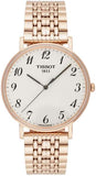 Buy Shop Tissot T Classic Everytime White Dial Rose Gold Mesh Bracelet Watch for Men - T109.610.33.032.00 USA Online
