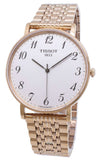 Buy Shop Tissot T Classic Everytime White Dial Rose Gold Mesh Bracelet Watch for Men - T109.610.33.032.00 USA Online