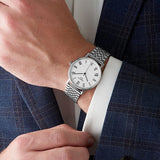 Buy Shop Tissot T Classic Everytime White Dial Silver Mesh Bracelet Watch For Men - T109.410.11.033.00 USA Online