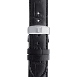 Buy Shop Tissot T Classic Le Locle Automatic Black Dial Black Leather Strap Watch For Men - T41.1.423.53 USA Online