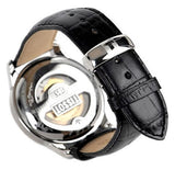 Buy Shop Tissot T Classic Le Locle Automatic Black Dial Black Leather Strap Watch For Men - T41.1.423.53 USA Online