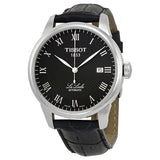 Buy Shop Tissot T Classic Le Locle Automatic Black Dial Black Leather Strap Watch For Men - T41.1.423.53 USA Online