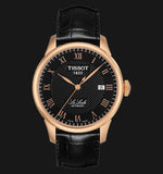 Buy Shop Tissot T Classic Le Locle Automatic Black Dial Black Leather Strap Watch For Men - T41.5.423.53 USA Online