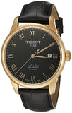 Buy Shop Tissot T Classic Le Locle Automatic Black Dial Black Leather Strap Watch For Men - T41.5.423.53 USA Online