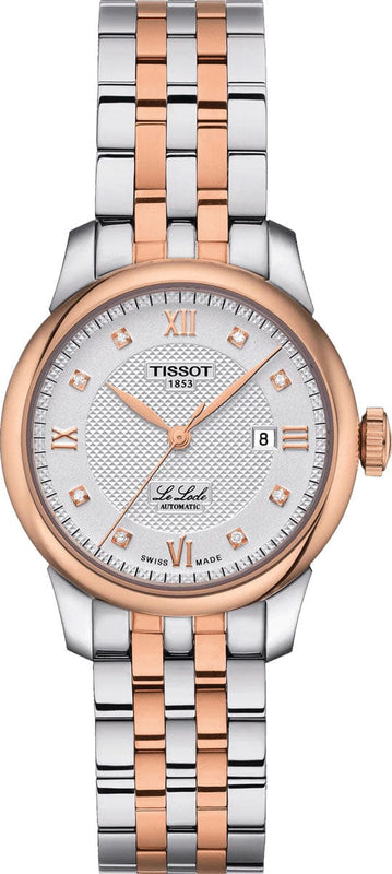 Buy Shop Tissot T Classic Le Locle Automatic Lady Silver Dial Two Tone Steel Strap Watch For Women - T006.207.22.036.00 USA Online
