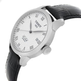 Buy Shop Tissot T Classic Le Locle Automatic Silver Dial Black Leather Strap Watch For Men - T41.1.423.33 USA Online
