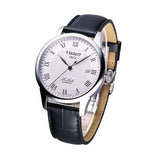 Buy Shop Tissot T Classic Le Locle Automatic Silver Dial Black Leather Strap Watch For Men - T41.1.423.33 USA Online