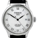 Buy Shop Tissot T Classic Le Locle Automatic Silver Dial Black Leather Strap Watch For Men - T41.1.423.33 USA Online