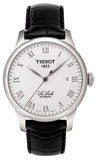 Buy Shop Tissot T Classic Le Locle Automatic Silver Dial Black Leather Strap Watch For Men - T41.1.423.33 USA Online