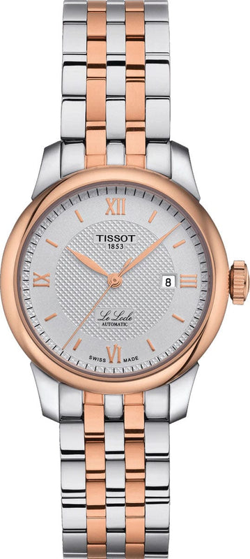 Buy Shop Tissot T Classic Le Locle Automatic Silver Dial Two Tone Steel Strap Watch For Women - T006.207.22.038.00 USA Online