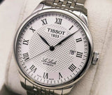 Buy Shop Tissot T Classic Le Locle Automatic White Dial Silver Steel Strap Watch For Men - T41.1.483.33 USA Online