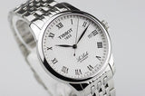 Buy Shop Tissot T Classic Le Locle Automatic White Dial Silver Steel Strap Watch For Men - T41.1.483.33 USA Online