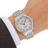 Buy Shop Tissot T Classic Le Locle Automatic White Dial Silver Steel Strap Watch For Men - T41.1.483.33 USA Online