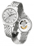 Buy Shop Tissot T Classic Le Locle Automatic White Dial Silver Steel Strap Watch For Men - T41.1.483.33 USA Online