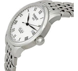 Buy Shop Tissot T Classic Le Locle Automatic White Dial Silver Steel Strap Watch For Men - T41.1.483.33 USA Online