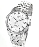 Buy Shop Tissot T Classic Le Locle Automatic White Dial Silver Steel Strap Watch For Men - T41.1.483.33 USA Online
