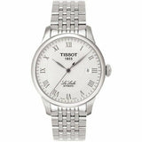 Buy Shop Tissot T Classic Le Locle Automatic White Dial Silver Steel Strap Watch For Men - T41.1.483.33 USA Online