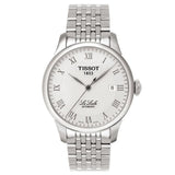 Buy Shop Tissot T Classic Le Locle Automatic White Dial Silver Steel Strap Watch For Men - T41.1.483.33 USA Online