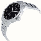 Buy Shop Tissot T Classic Le Locle Powermatic 80 Black Dial Silver Steel Strap Watch For Women - T41.1.483.53 USA Online