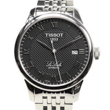 Buy Shop Tissot T Classic Le Locle Powermatic 80 Black Dial Silver Steel Strap Watch For Women - T41.1.483.53 USA Online