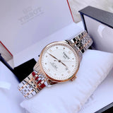 Buy Shop Tissot T Classic Le Locle Powermatic 80 Silver Dial Two Tone Steel Strap Watch For Men - T006.407.22.036.00 USA Online