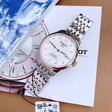 Buy Shop Tissot T Classic Le Locle Powermatic 80 Silver Dial Two Tone Steel Strap Watch For Men - T006.407.22.036.00 USA Online