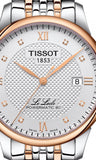 Buy Shop Tissot T Classic Le Locle Powermatic 80 Silver Dial Two Tone Steel Strap Watch For Men - T006.407.22.036.00 USA Online