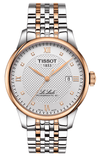 Buy Shop Tissot T Classic Le Locle Powermatic 80 Silver Dial Two Tone Steel Strap Watch For Men - T006.407.22.036.00 USA Online