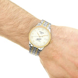 Buy Shop Tissot T Classic Le Locle Powermatic 80 Silver Dial Two Tone Steel Strap Watch For Men - T0064072203301 USA Online