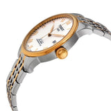 Buy Shop Tissot T Classic Le Locle Powermatic 80 Silver Dial Two Tone Steel Strap Watch For Men - T0064072203301 USA Online