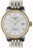 Buy Shop Tissot T Classic Le Locle Powermatic 80 Silver Dial Two Tone Steel Strap Watch For Men - T0064072203301 USA Online