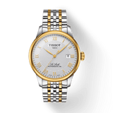 Buy Shop Tissot T Classic Le Locle Powermatic 80 Silver Dial Two Tone Steel Strap Watch For Men - T0064072203301 USA Online