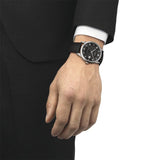 Buy Shop Tissot T Classic Luxury Black Dial Black Leather Strap Watch For Men - T086.407.16.051.00 USA Online