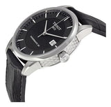Buy Shop Tissot T Classic Luxury Black Dial Black Leather Strap Watch For Men - T086.407.16.051.00 USA Online