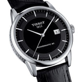 Buy Shop Tissot T Classic Luxury Black Dial Black Leather Strap Watch For Men - T086.407.16.051.00 USA Online