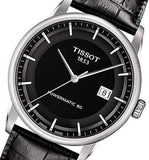 Buy Shop Tissot T Classic Luxury Black Dial Black Leather Strap Watch For Men - T086.407.16.051.00 USA Online