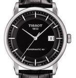 Buy Shop Tissot T Classic Luxury Black Dial Black Leather Strap Watch For Men - T086.407.16.051.00 USA Online