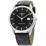 Buy Shop Tissot T Classic Luxury Black Dial Black Leather Strap Watch For Men - T086.407.16.051.00 USA Online