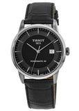 Buy Shop Tissot T Classic Luxury Black Dial Black Leather Strap Watch For Men - T086.407.16.051.00 USA Online