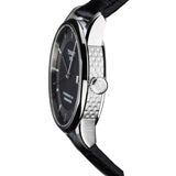 Buy Shop Tissot T Classic Luxury Powermatic 80 Black Dial Black Leather Strap Watch For Men - T086.408.16.051.00 USA Online