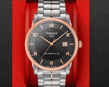 Buy Shop Tissot T Classic Luxury Powermatic 80 Black Dial Silver Steel Strap Watch For Men - T086.407.22.067.00 USA Online